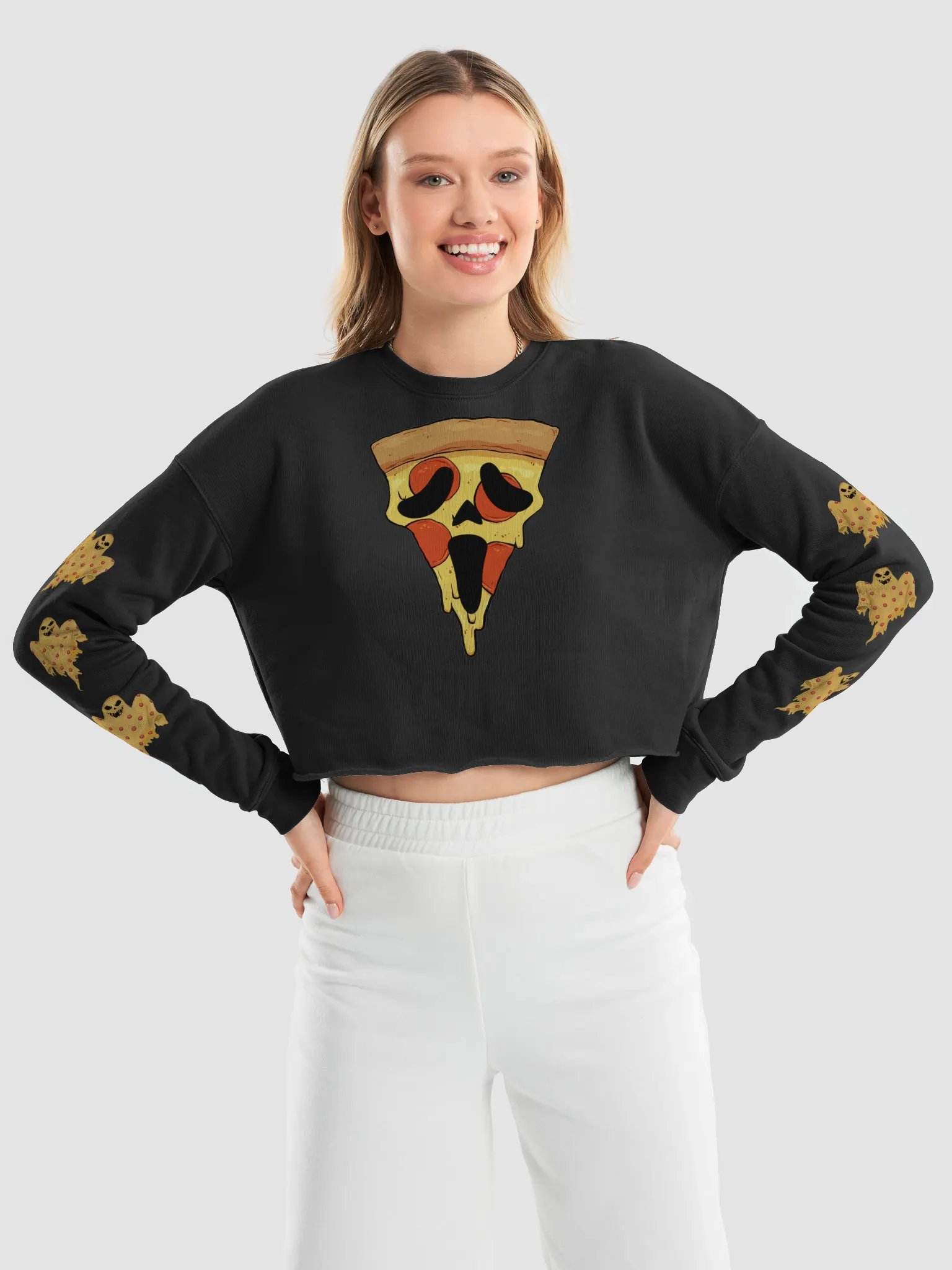 Pizza- Crop-Fleece-Sweater product image (9)