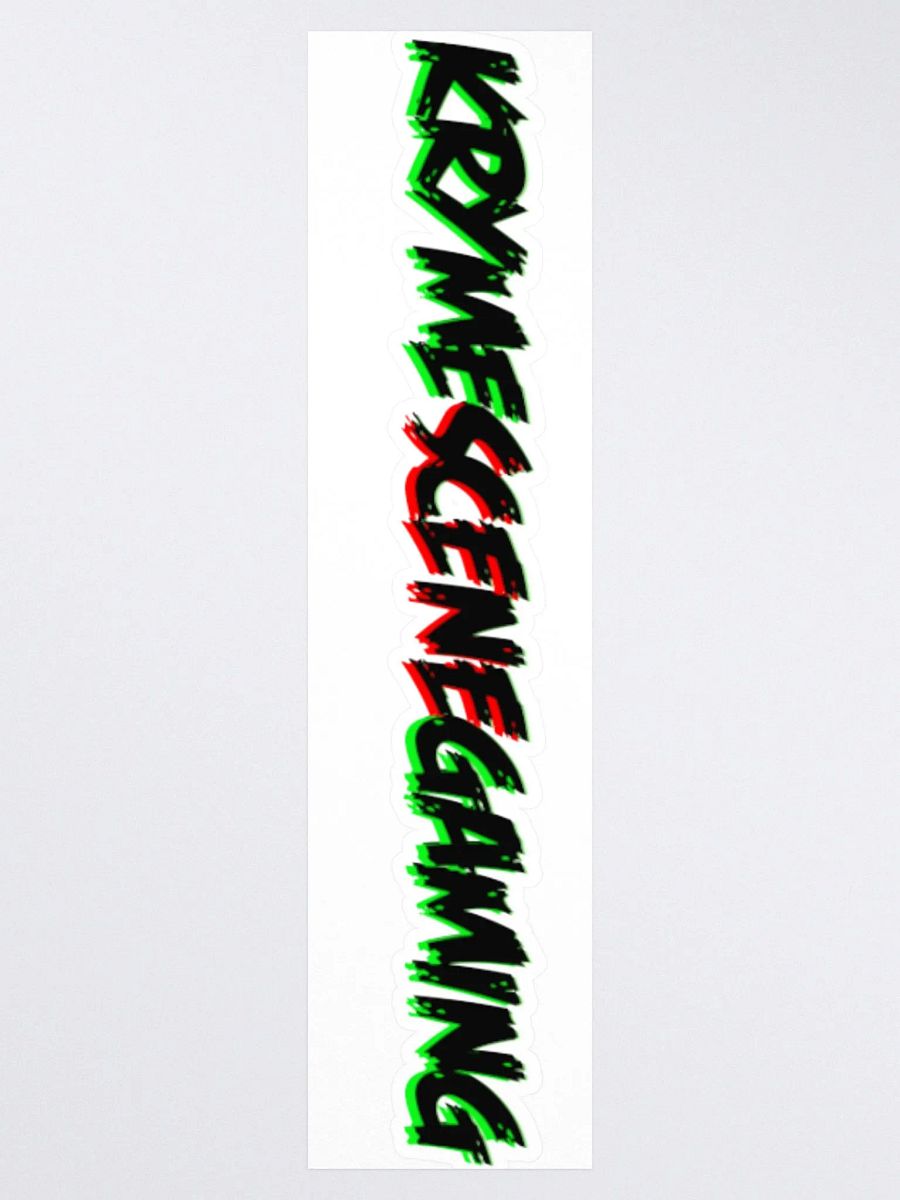 KrymeSceneGaming Vinyl Sticker 💚🕵️‍♂️ product image (2)