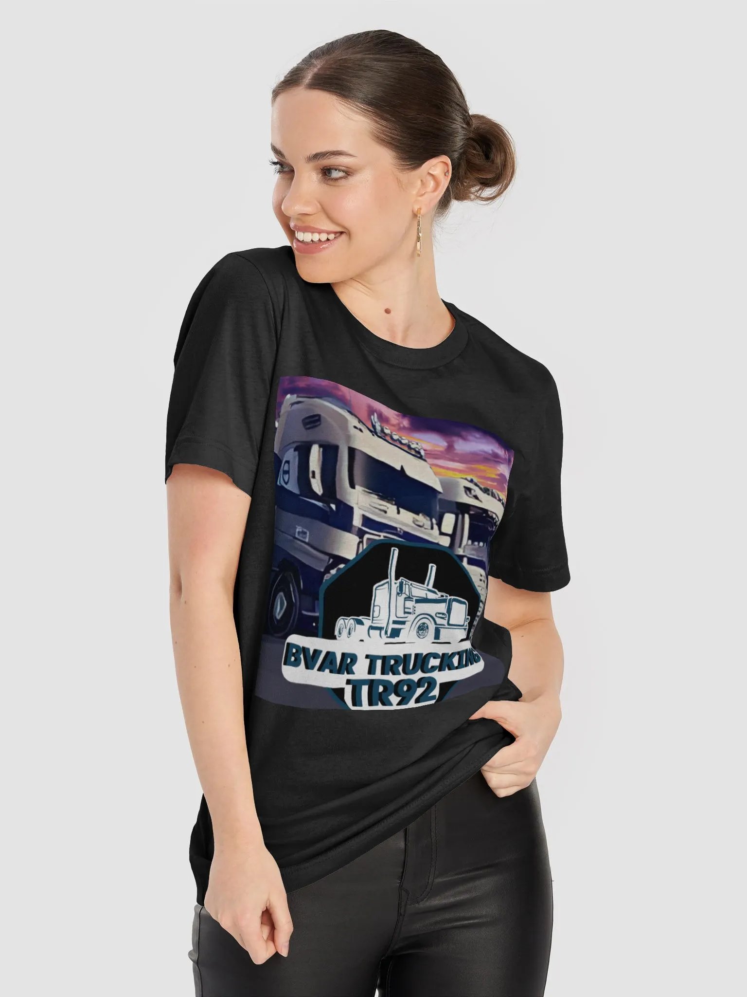 Trucker Sunset Vibes T-Shirt (Female) product image (24)