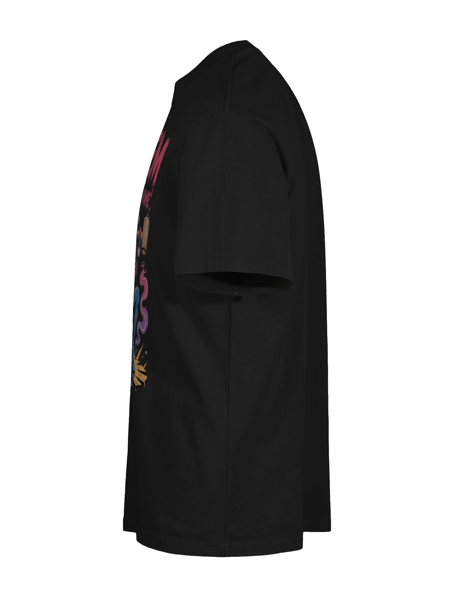 Mayhem's Middle: Harley Quinn Mallet Rampage Oversized Faded Unisex T-Shirt product image (10)
