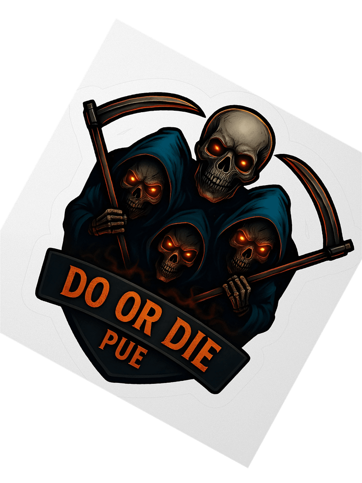 Gothic Reaper Squad Kiss Cut Stickers product image (4)