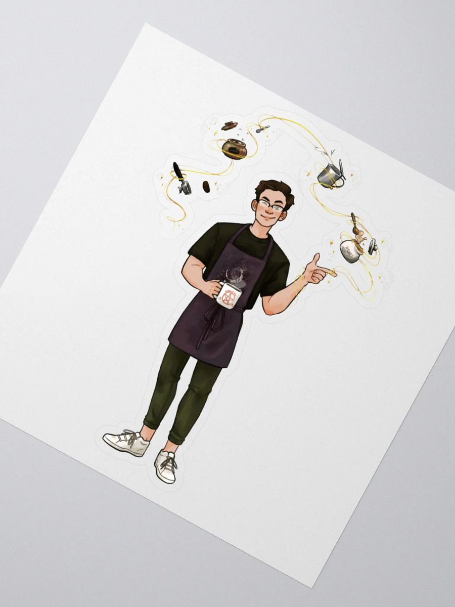 JeffBrutlag the Magical Barista Sticker product image (2)