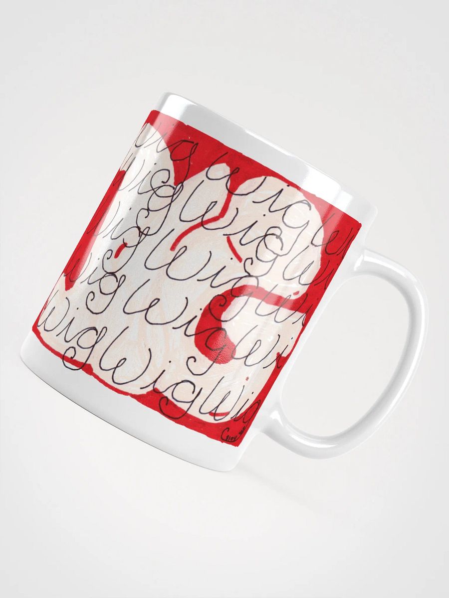 Big Wig White Glossy Mug product image (6)