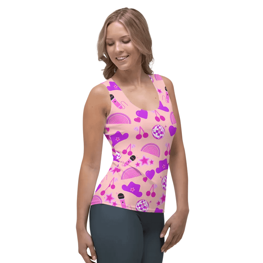 Country Rainbow Disco Vibes Women's Tank Top product image (4)