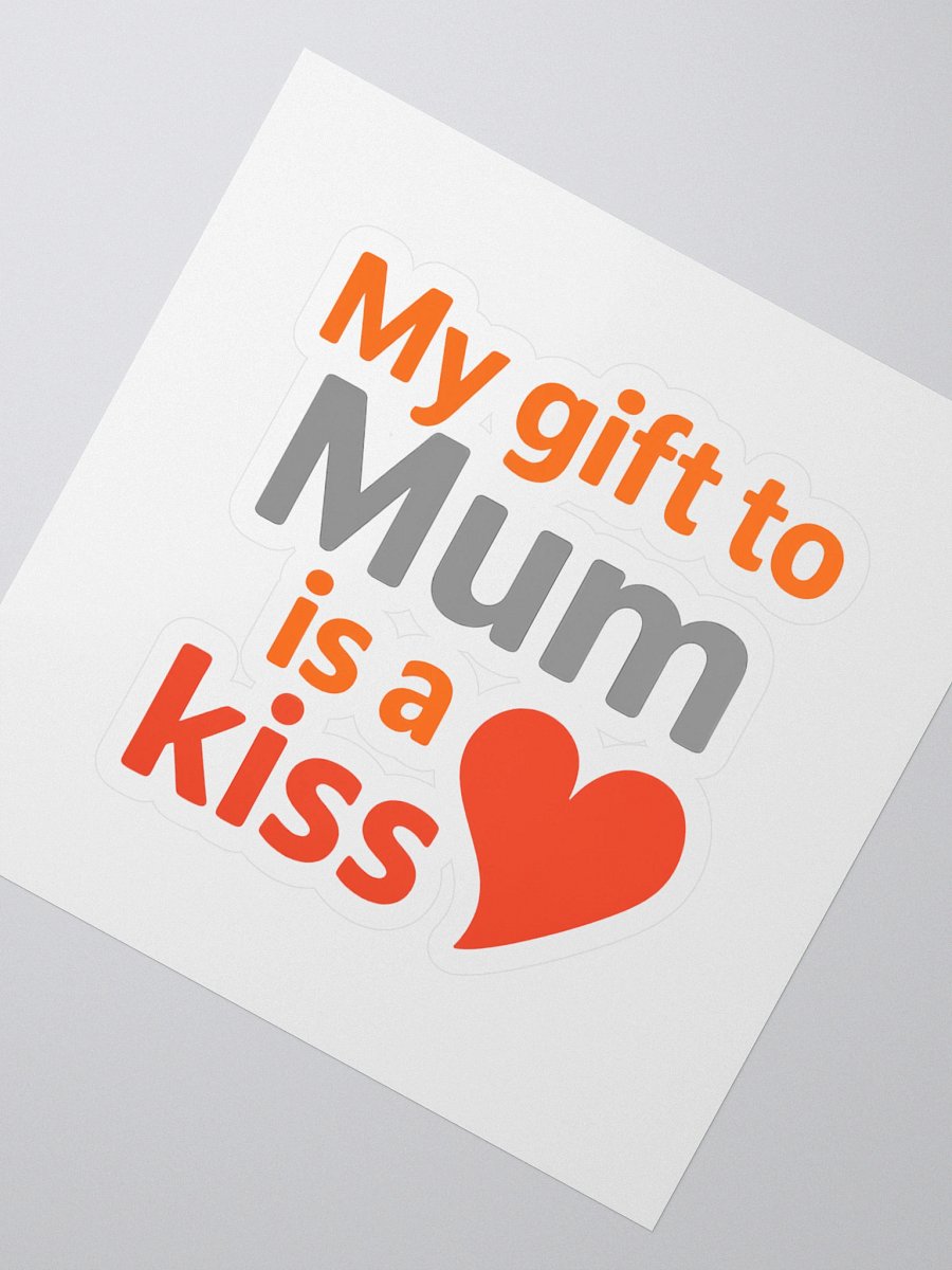 Mum's Kiss Cut Stickers product image (2)
