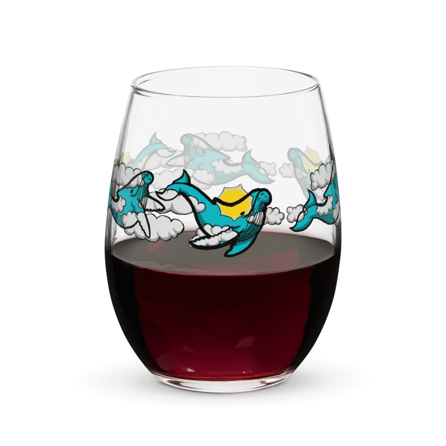 sky humpback whale stemless wine glass product image (8)