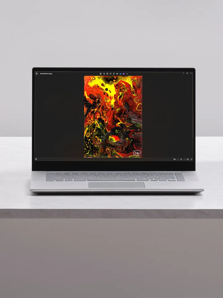 Volcano Fluid Acrylic Digital Download product image (1)