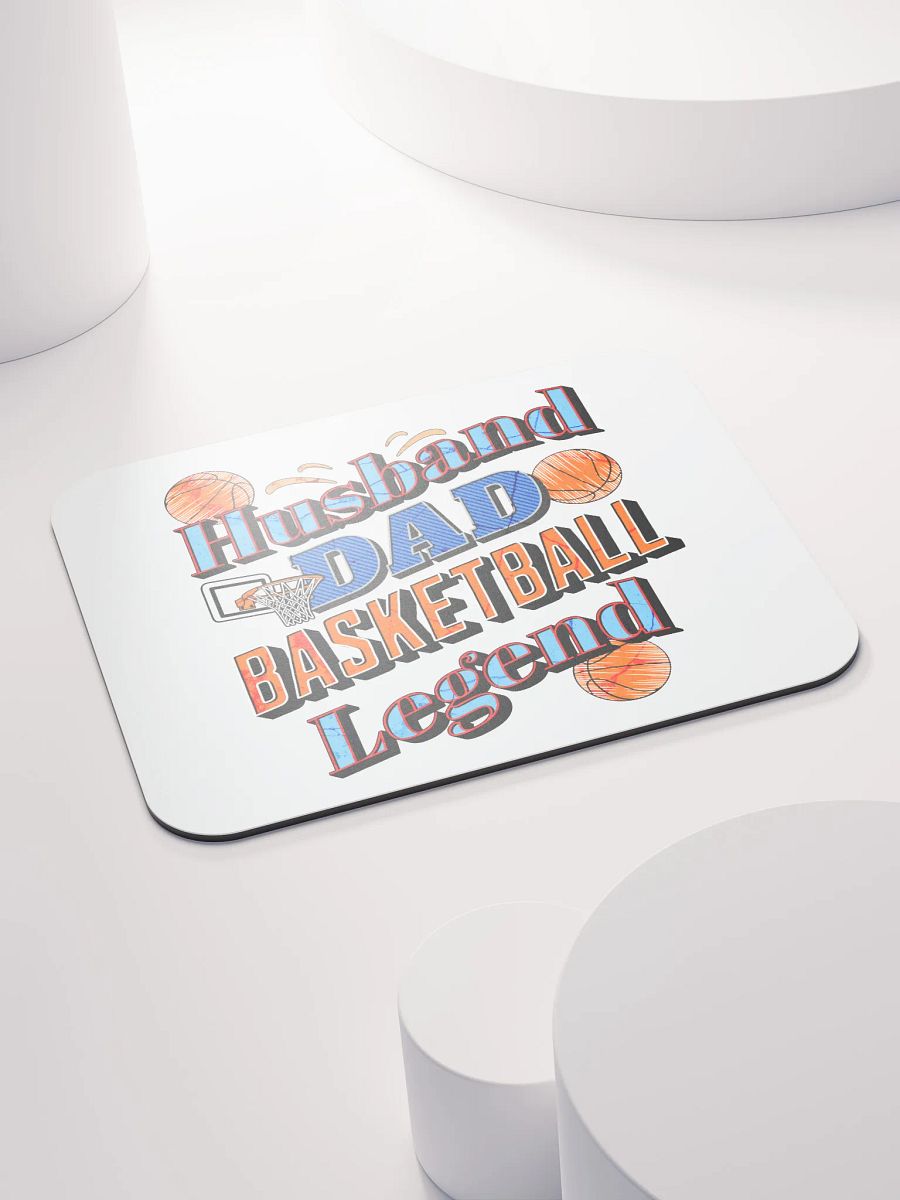 Husband Dad Basketball Legend Mouse Pad product image (4)