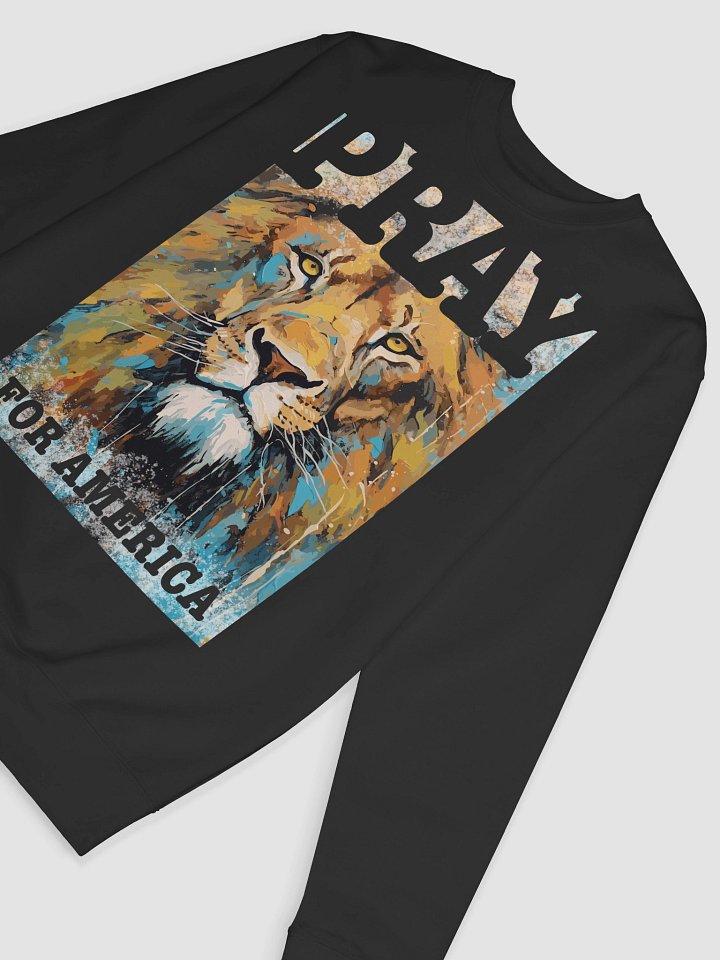 Brave Lion Pray for America Premium Sweatshirt product image (1)