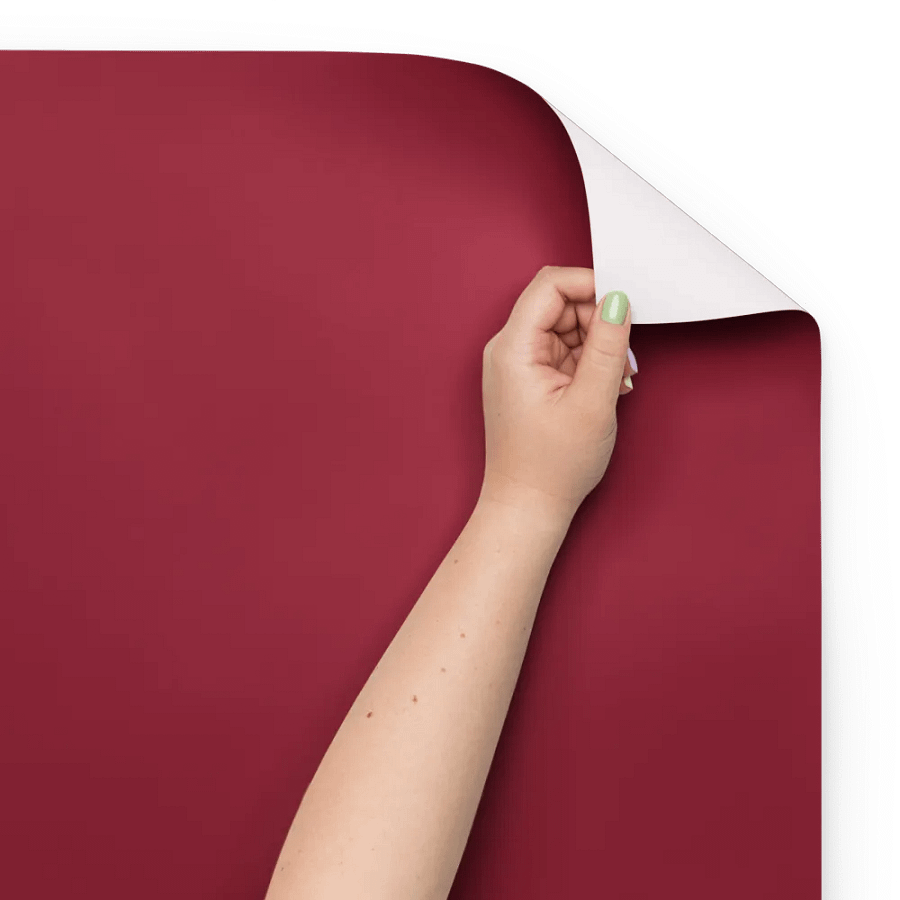Burgundy Solid Holiday Christmas Wrapping Paper Sheets (3) product image (9)
