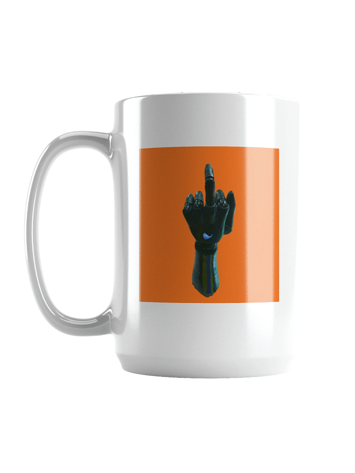Middle finger high floss mug - white product image (1)
