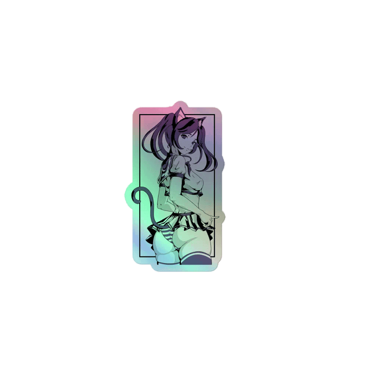 Holographic Scream Puff Sticker product image (1)