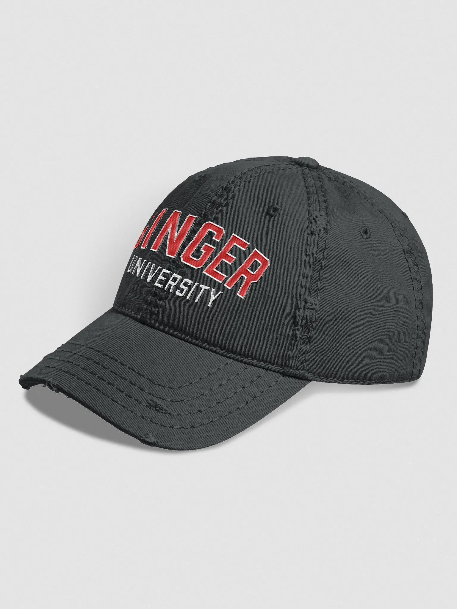 GINGER UNIVERSITY DISTRESSED DAD HAT product image (2)