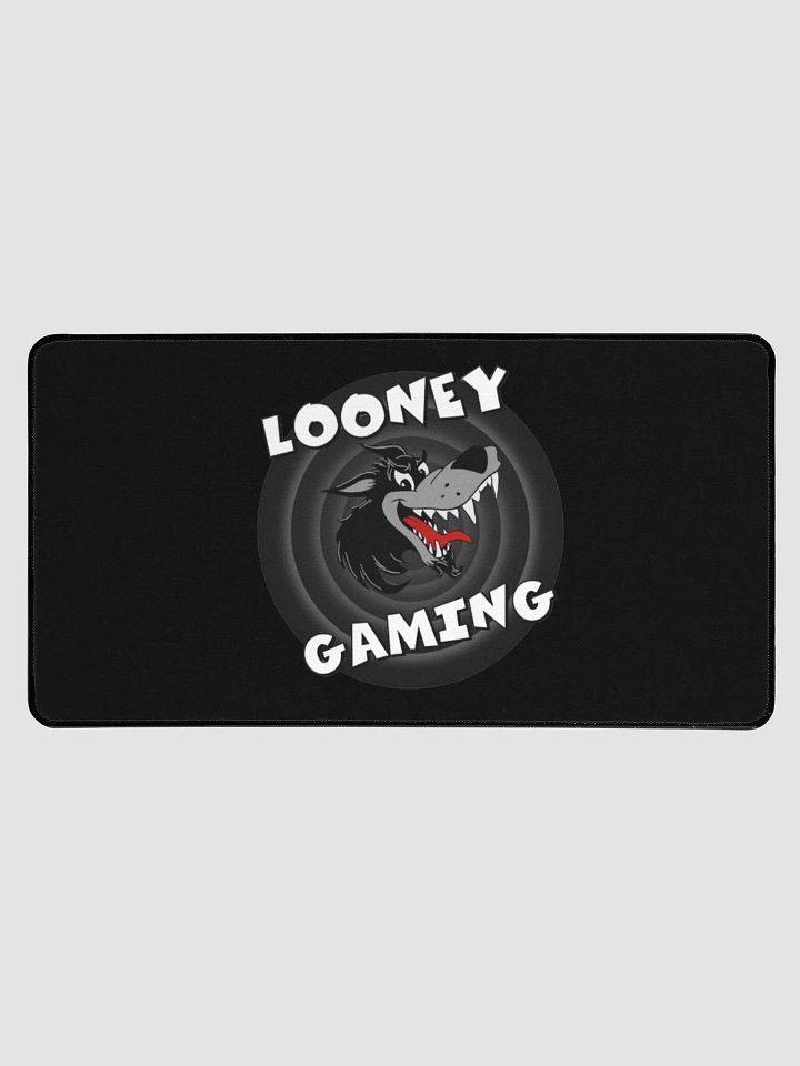 Looney Gaming logo desk mat product image (1)