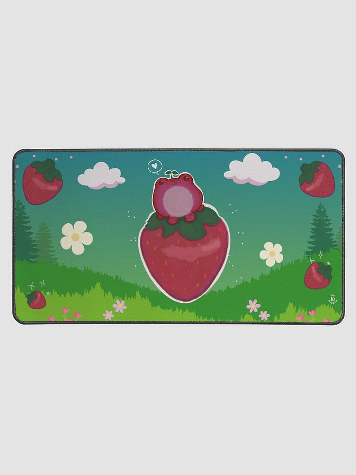 Berrybert Strawberry Frog Desk Mat product image (1)