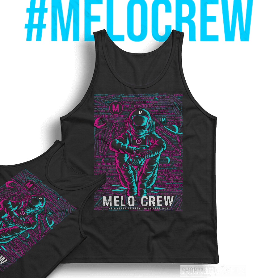 #MELOtober 2022 MELO CREW Vibes - Personalized Tank + BONUS | #MadeByMELO product image (1)