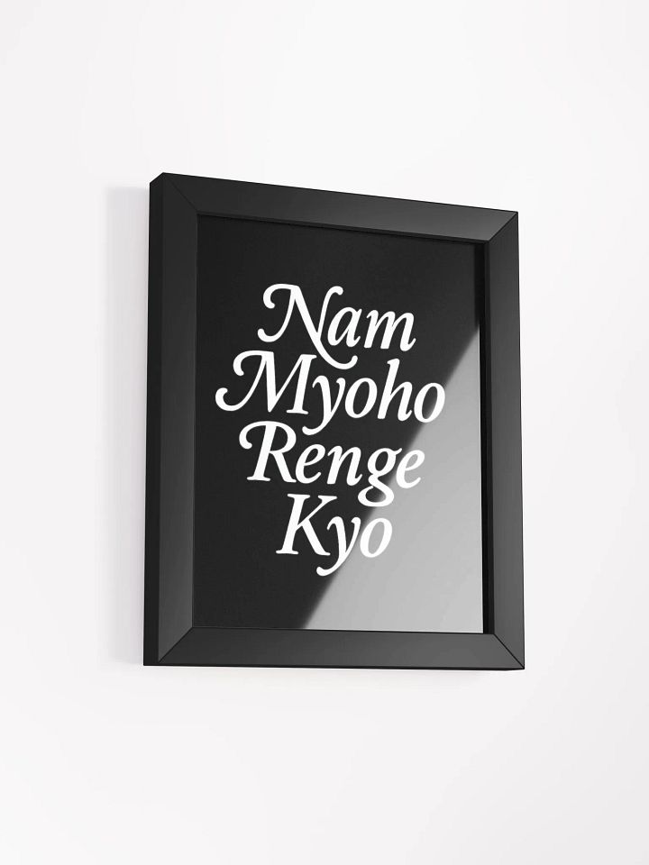 Framed Nam-Myoho-Renge-Kyo Poster – Inspire Your Space with the Mystic Law product image (2)