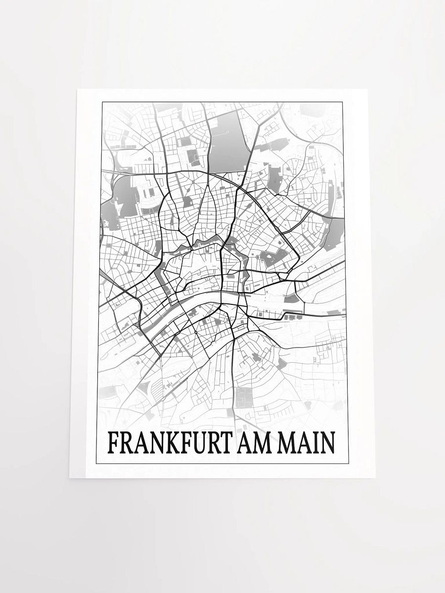 Frankfurt Am Main, Germany, city map print product image (20)