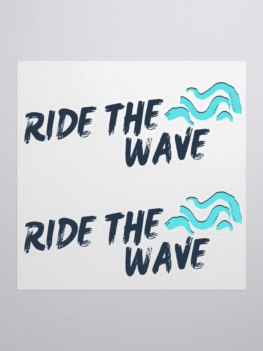Ride the wave stickers product image (2)