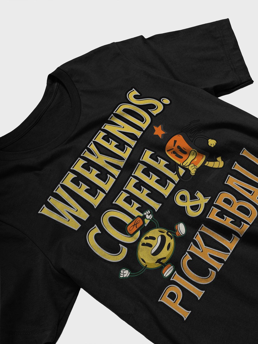 Weekends Coffee And Pickleball Vibes T-Shirt product image (2)