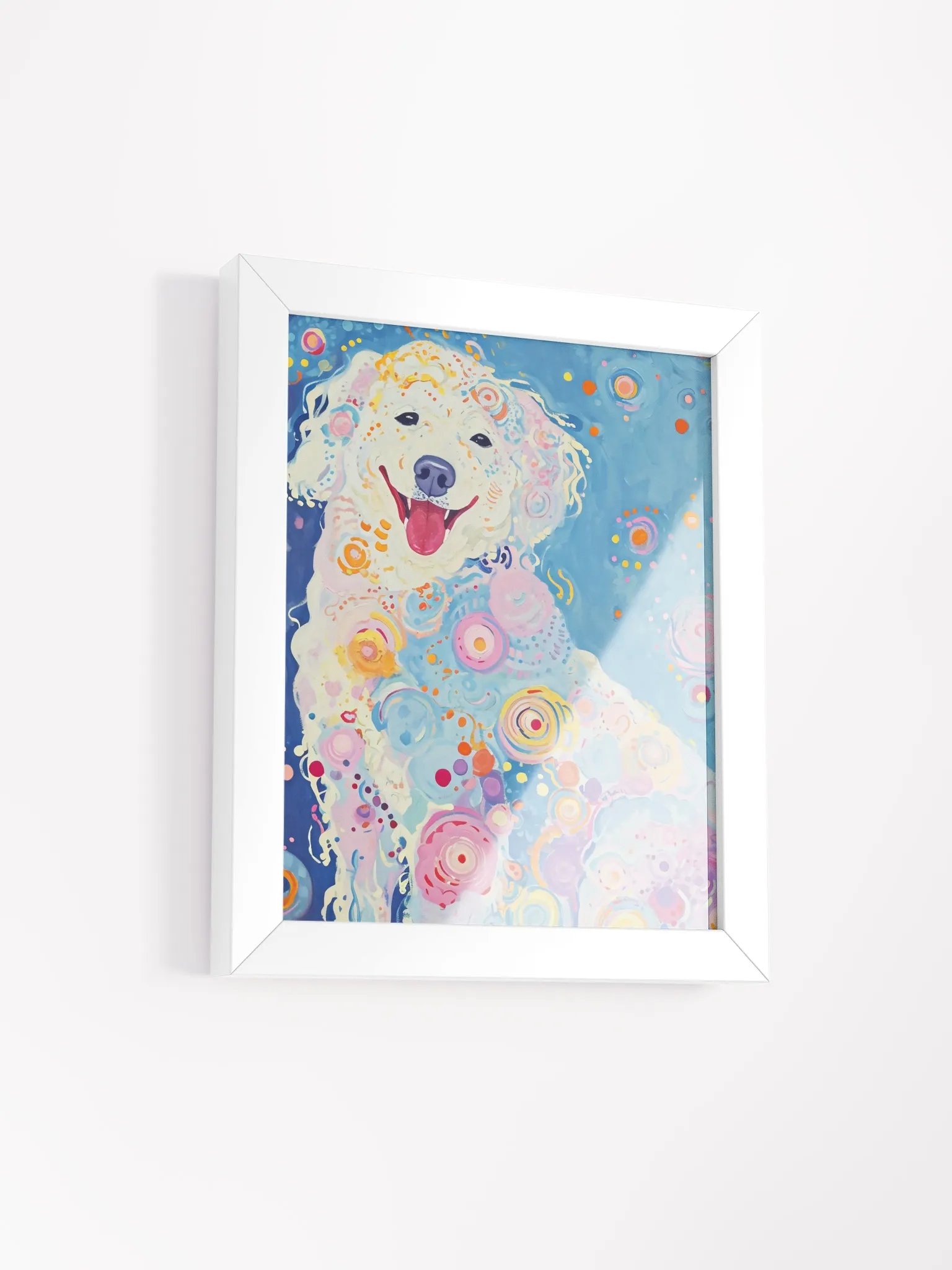 Joyful Pup - Whimsical Framed Poster product image (2)