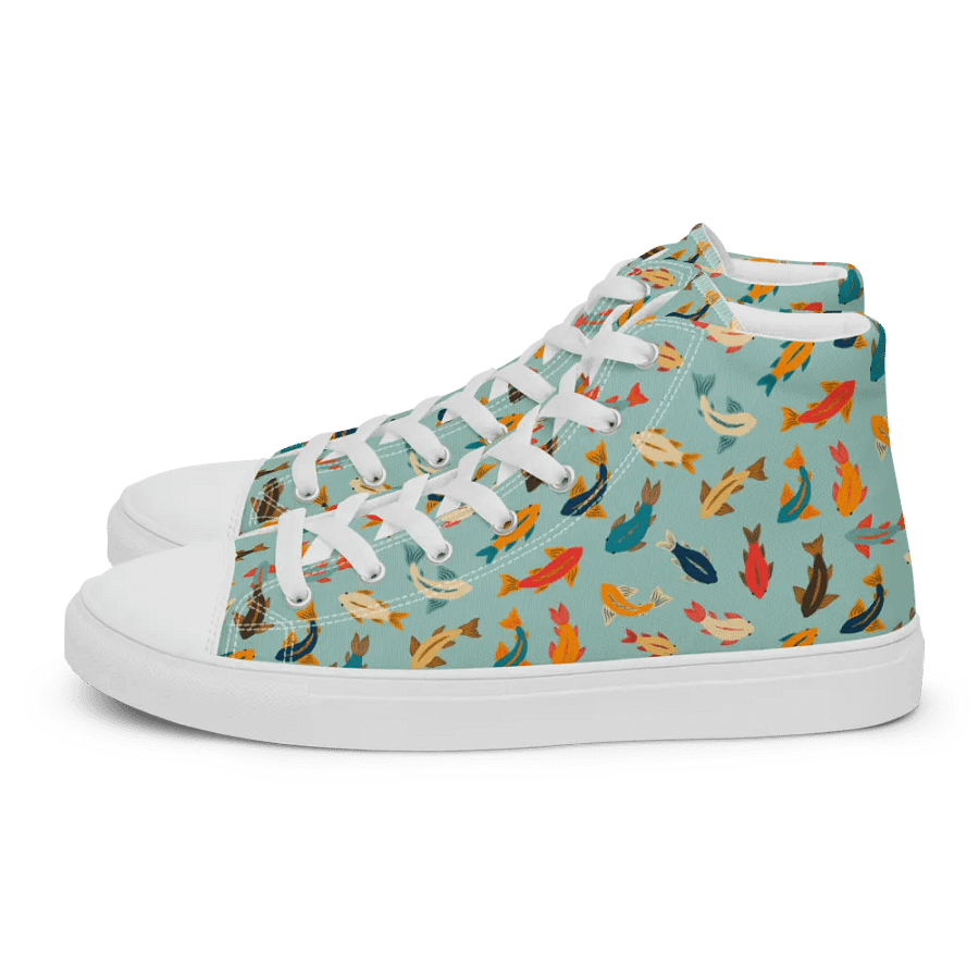 Aquatic Encounters - Mens High Top Canvas Shoes product image (9)