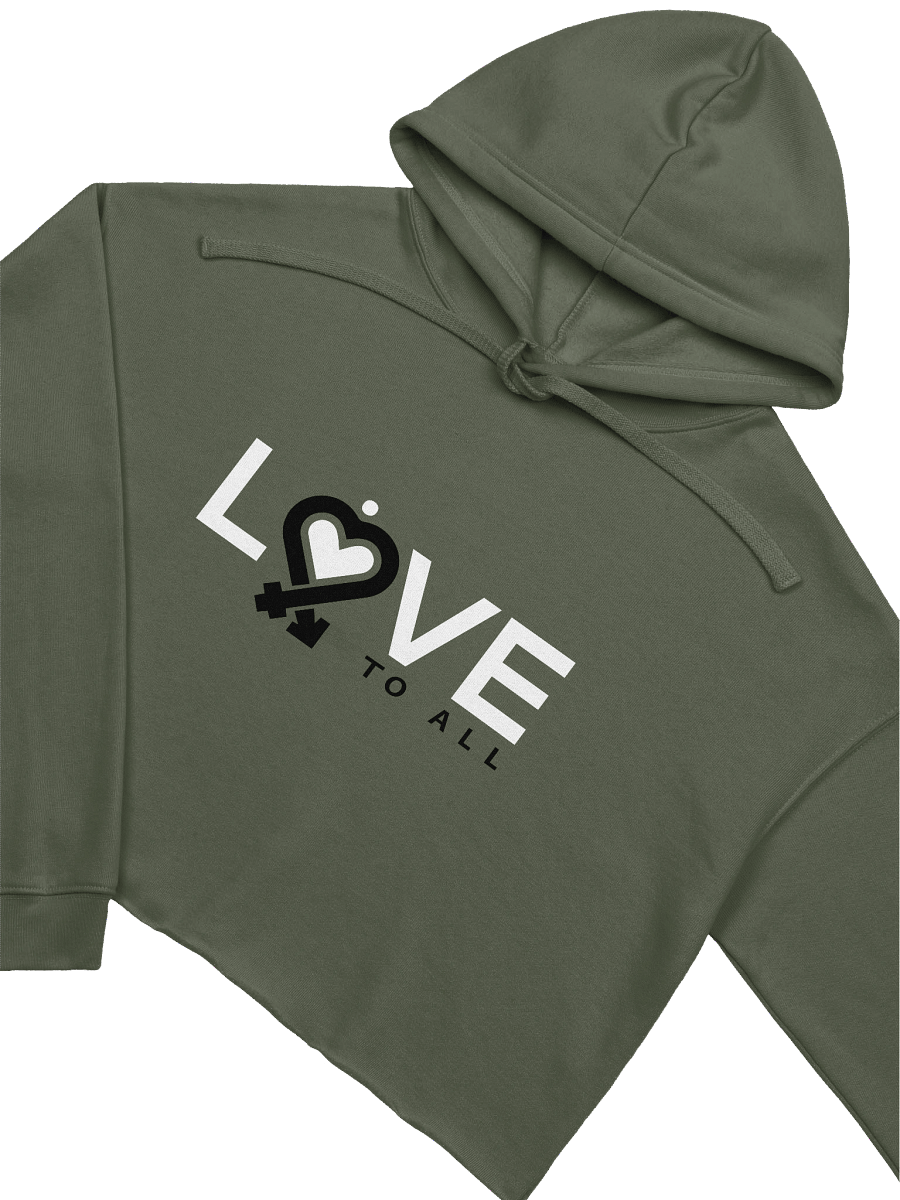 L2A 2025 Women's Crop Top Drab Hoodie product image (4)
