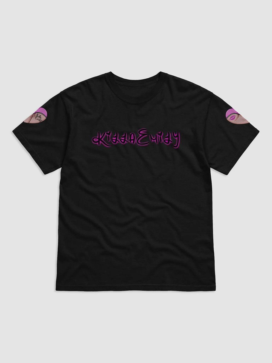 KILLA EMILY AUTOGRAPH TEE WITH PINK HEART BUTT SLEEVES product image (1)