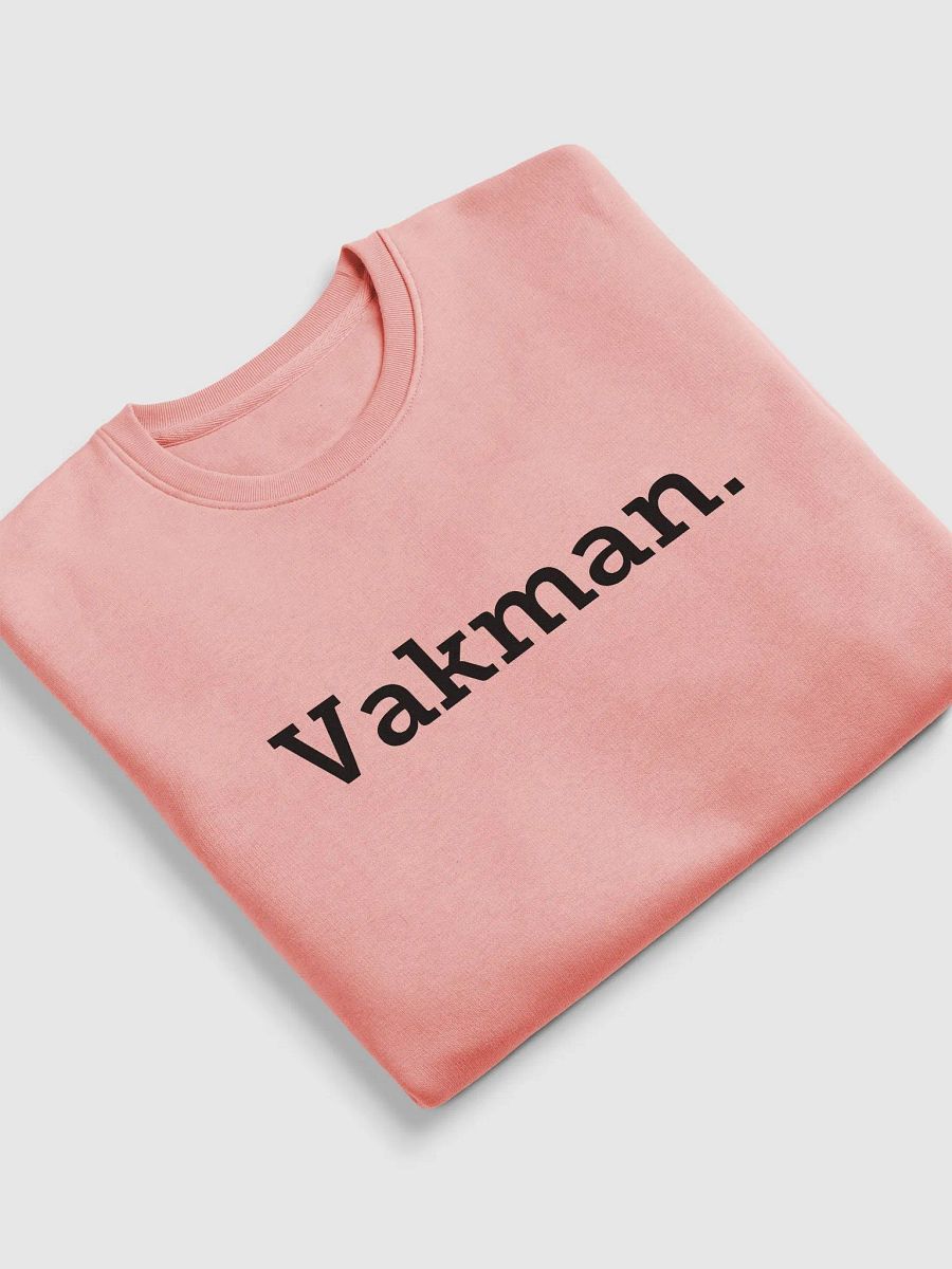Vakman - Eco Sweatshirt (black text) product image (9)