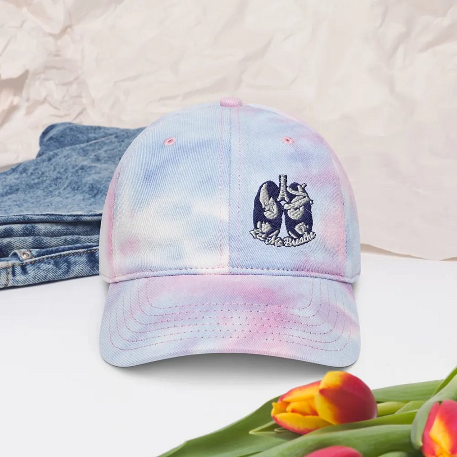 Let me Breathe Tie-Dye Lung Graphic Cap product image (8)