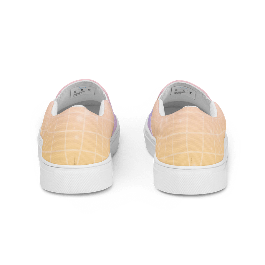 ImaginaryStory Gradient Grid Flats Slip on Loafer shoes product image (4)