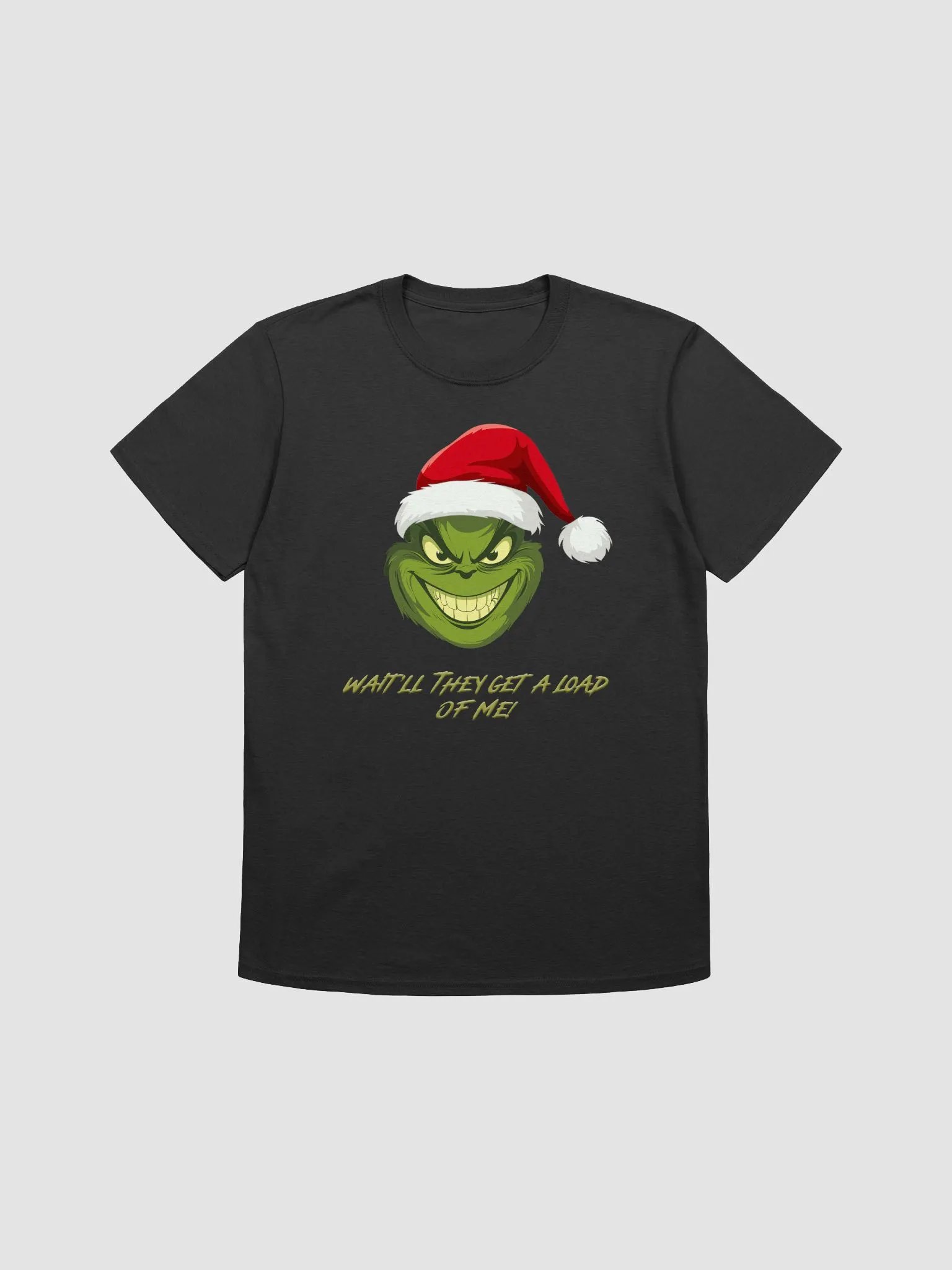 Mischievous Santa Face T-Shirt product image (1)
