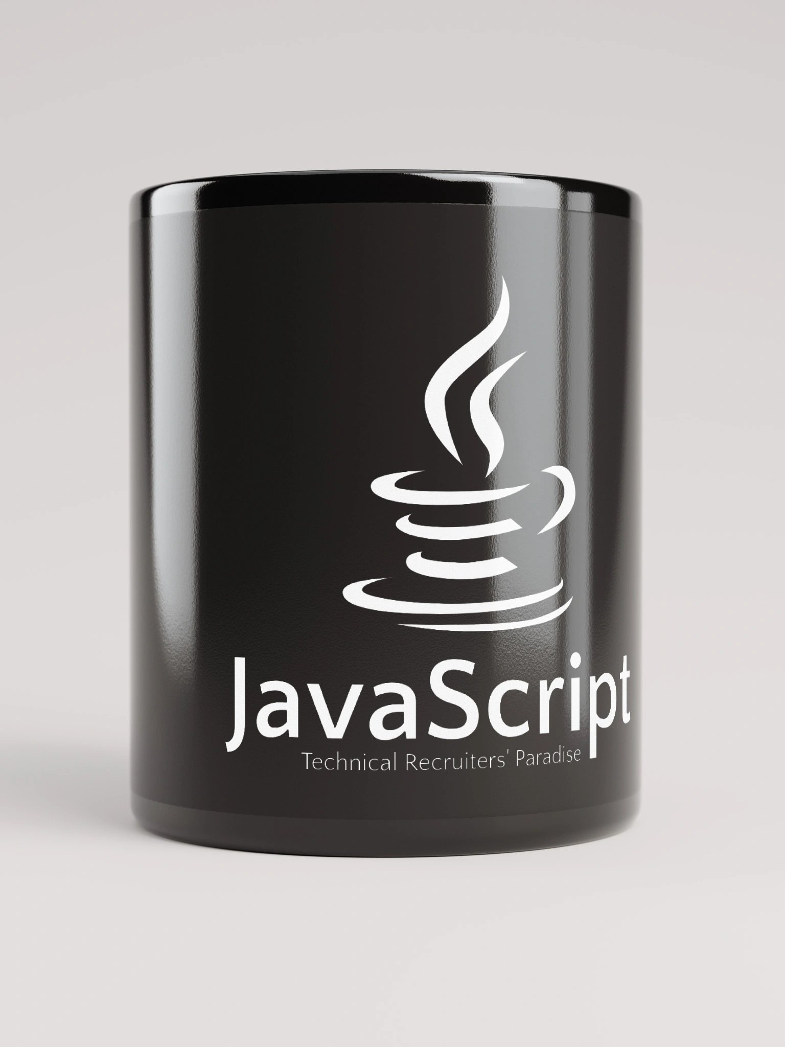 "JavaScript" mug (with the Java logo) – The Ultimate Recruiter Test product image (9)