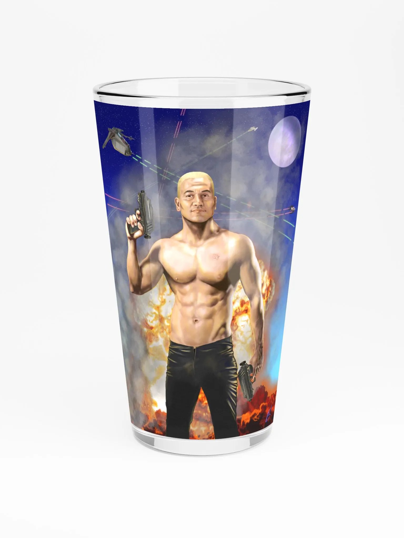 Sexy Rex Pint Glass product image (3)