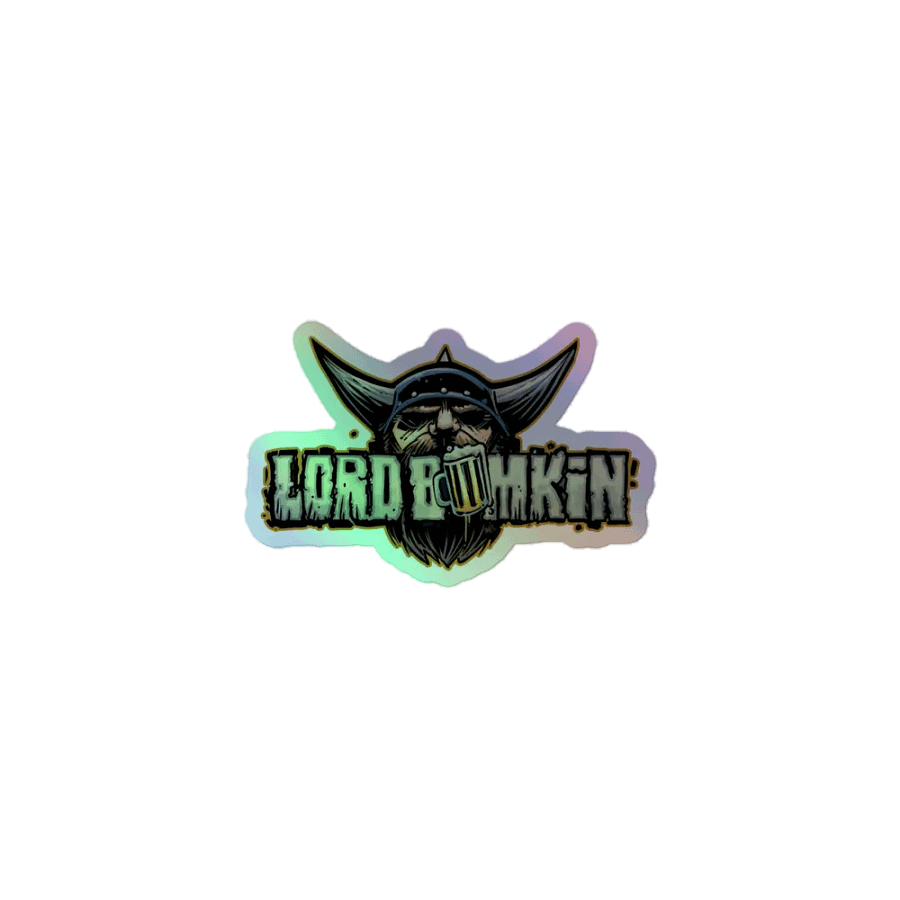 Holographic logo sticker product image (1)