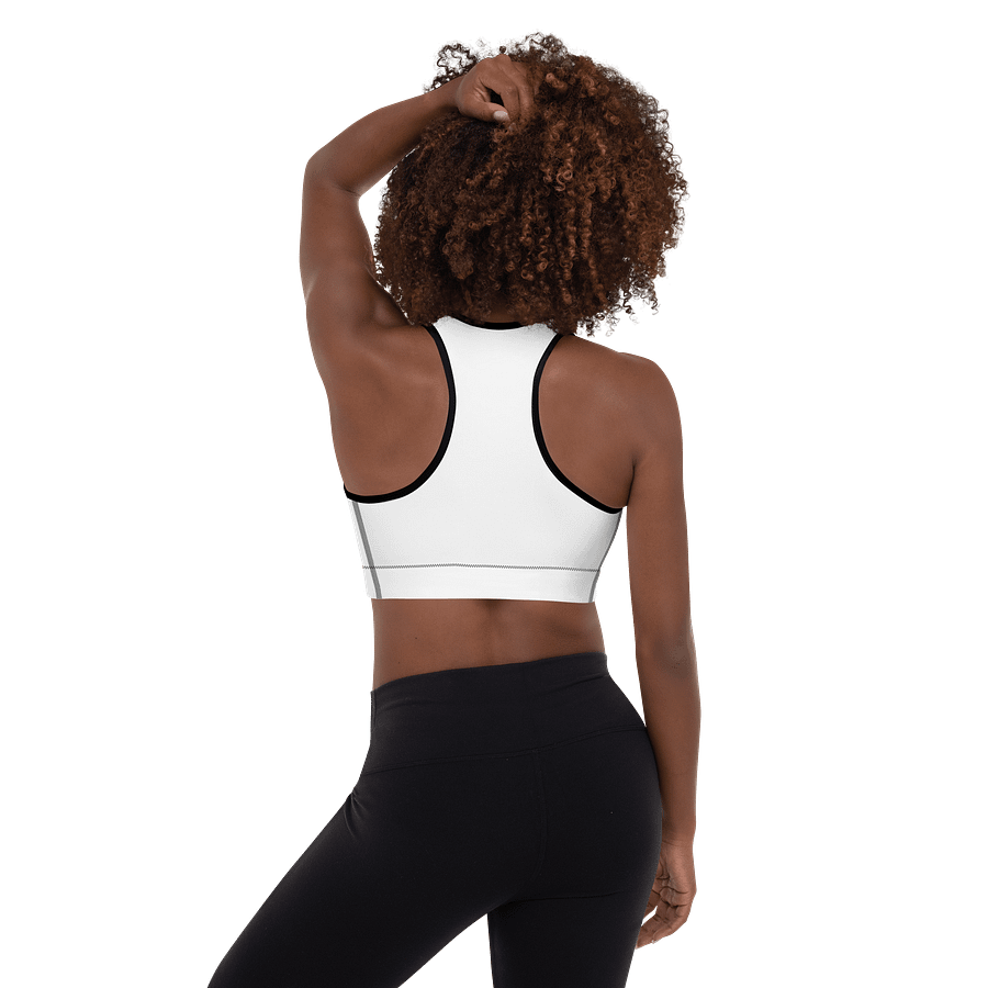 Women's Padded Sports Bra with our brand De La Tudor All-Over Print product image (4)
