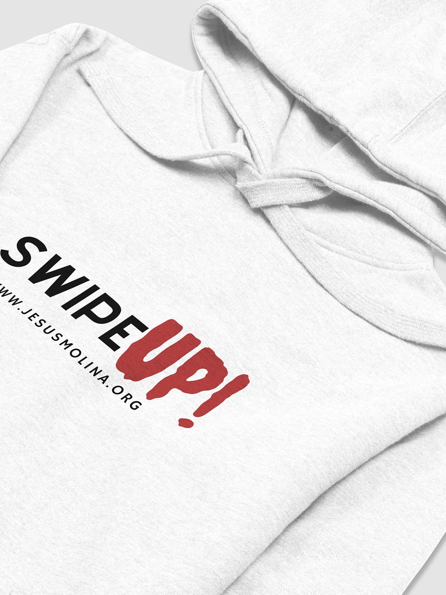 Swipe Up (White hoodie) product image (3)