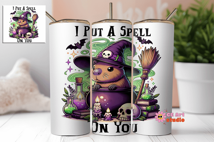 I Put A Spell On You Tumbler Wrap PNG product image (1)