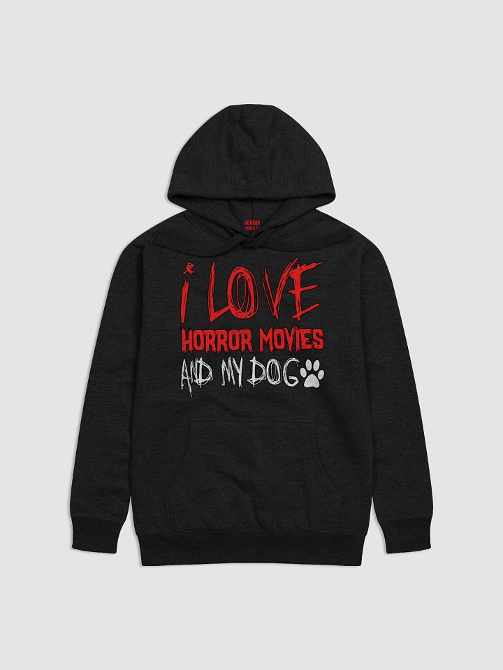 I Love Horror Movies And My Dog Hoodie product image (2)