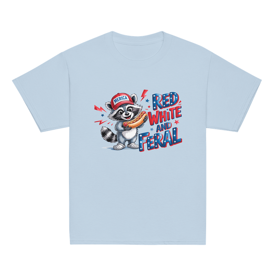 Red, White & Feral Youth Tee product image (17)