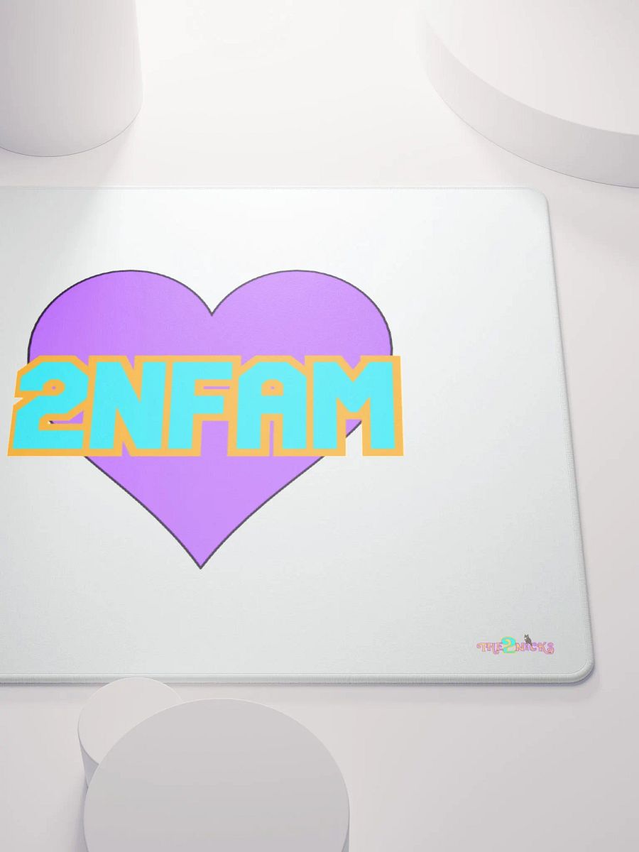 2NFAM Heart Gaming Mouse Pad (White) product image (5)