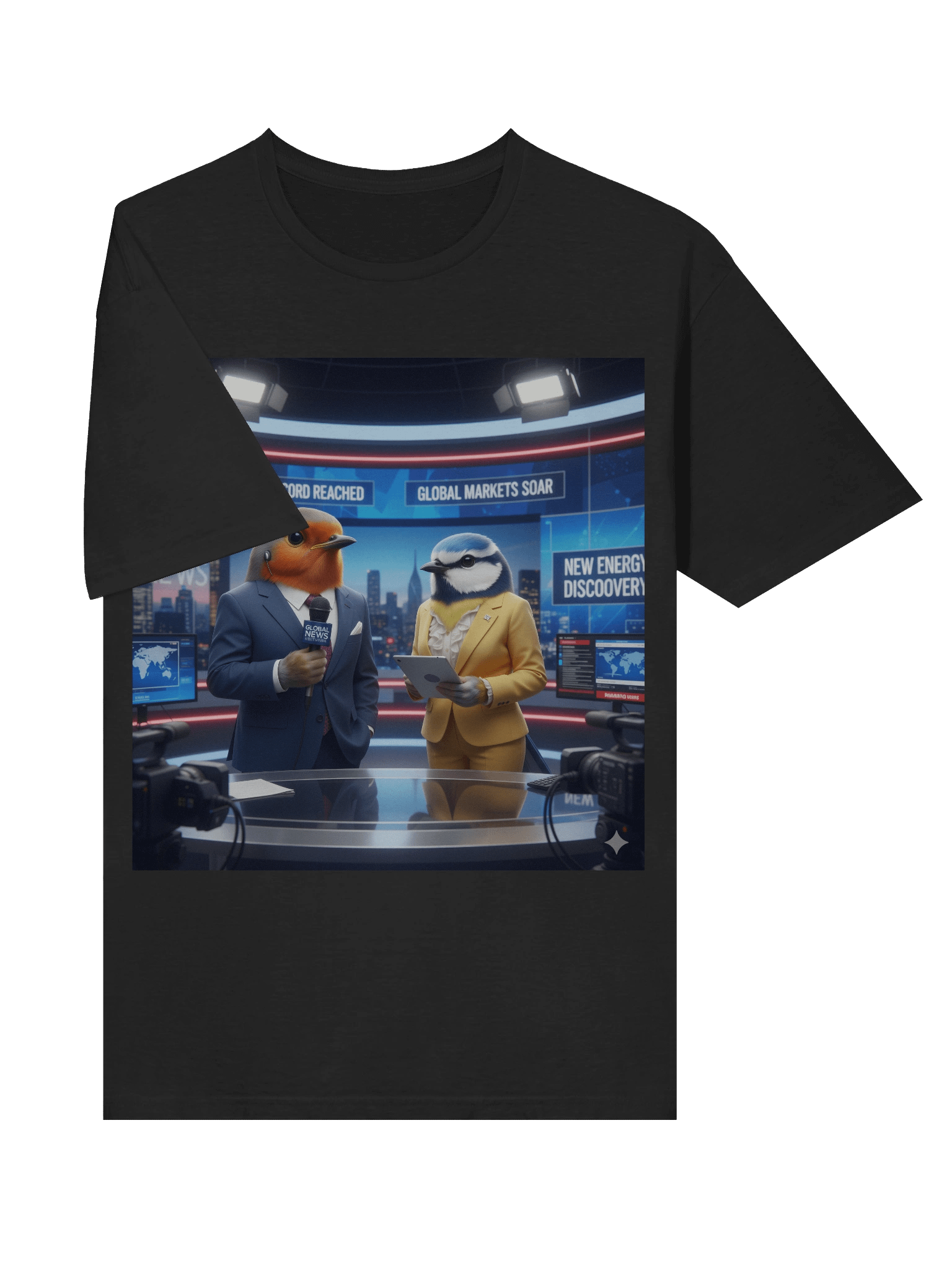News Anchors of the Avian World T-Shirt product image (41)
