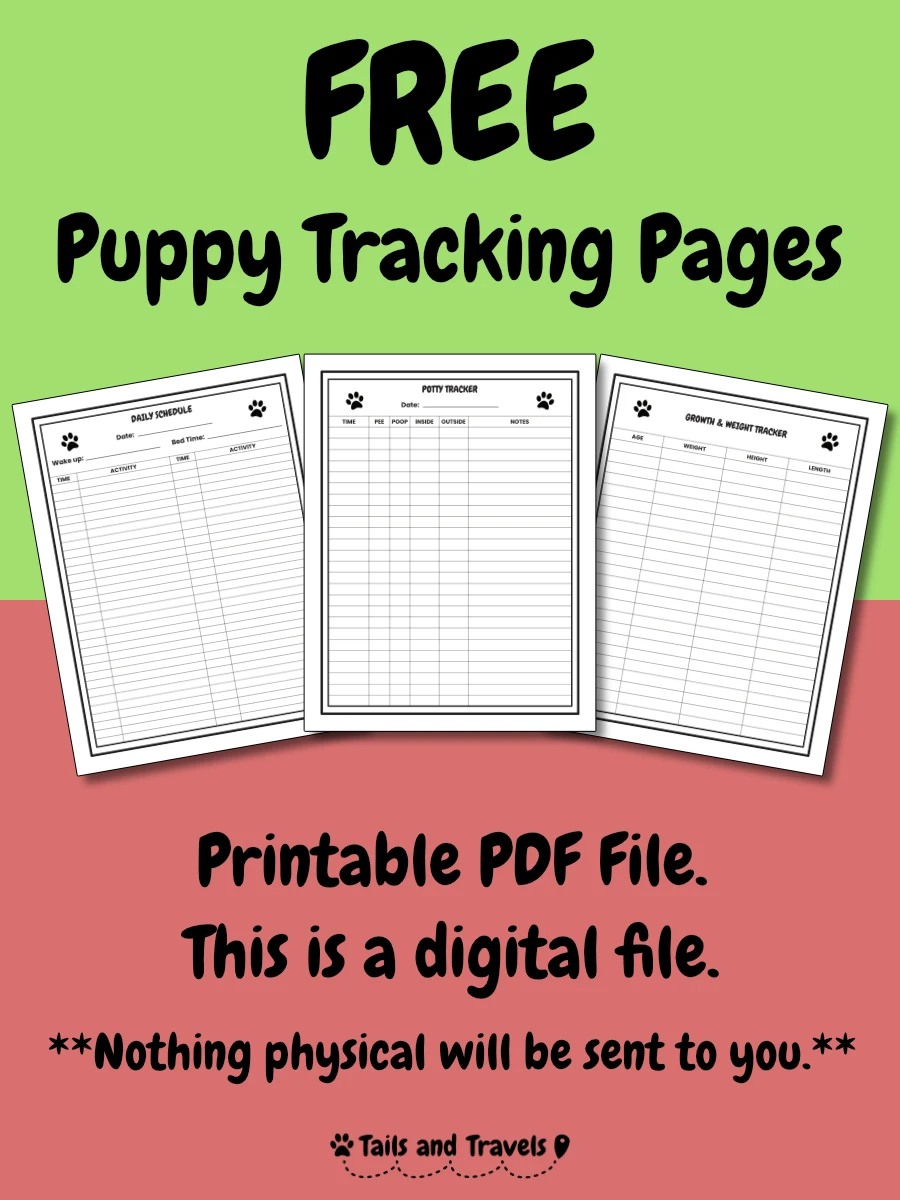 Free Puppy Tracking Pages product image (1)