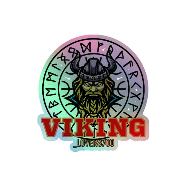 Viking Lover Holographic Sticker Sheet product image (2)