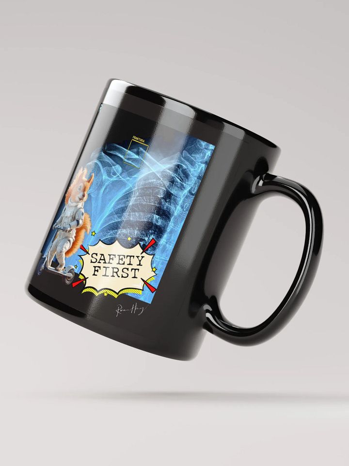 Safety First mug with real authentic X-ray product image (2)