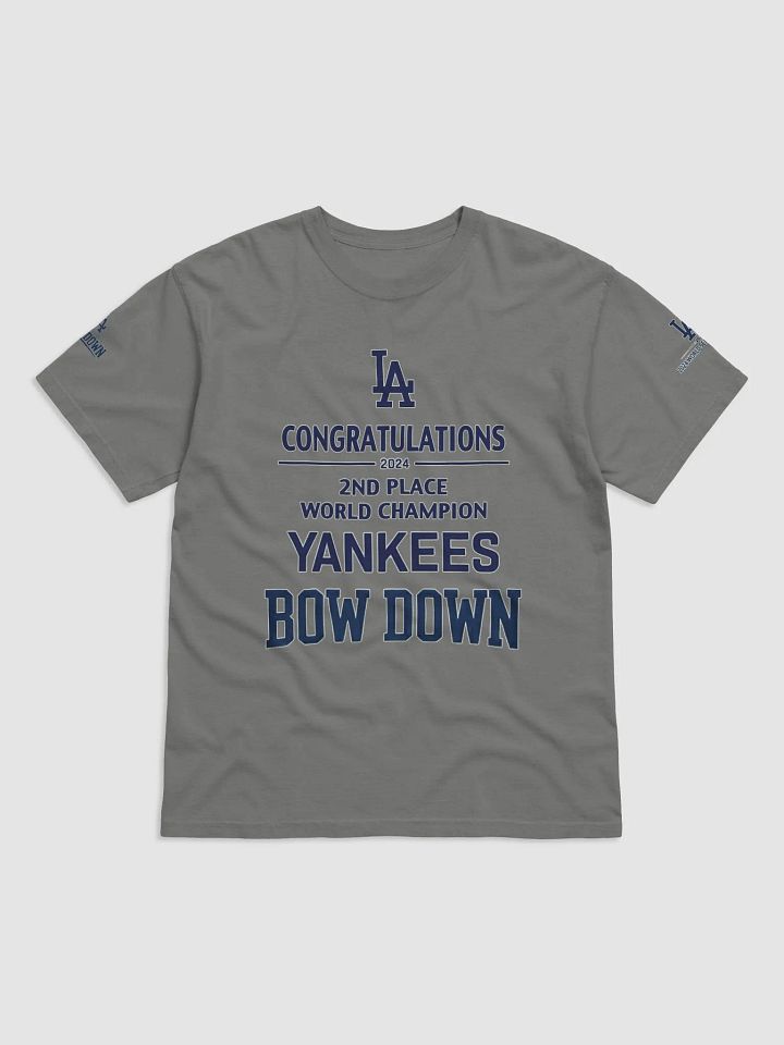 "Bow Down" Yankees 2nd Place World Champion Tee – Bold Edition | MLB Home Locker | MLB Home Locker | MLB Rivals Locker product image (9)