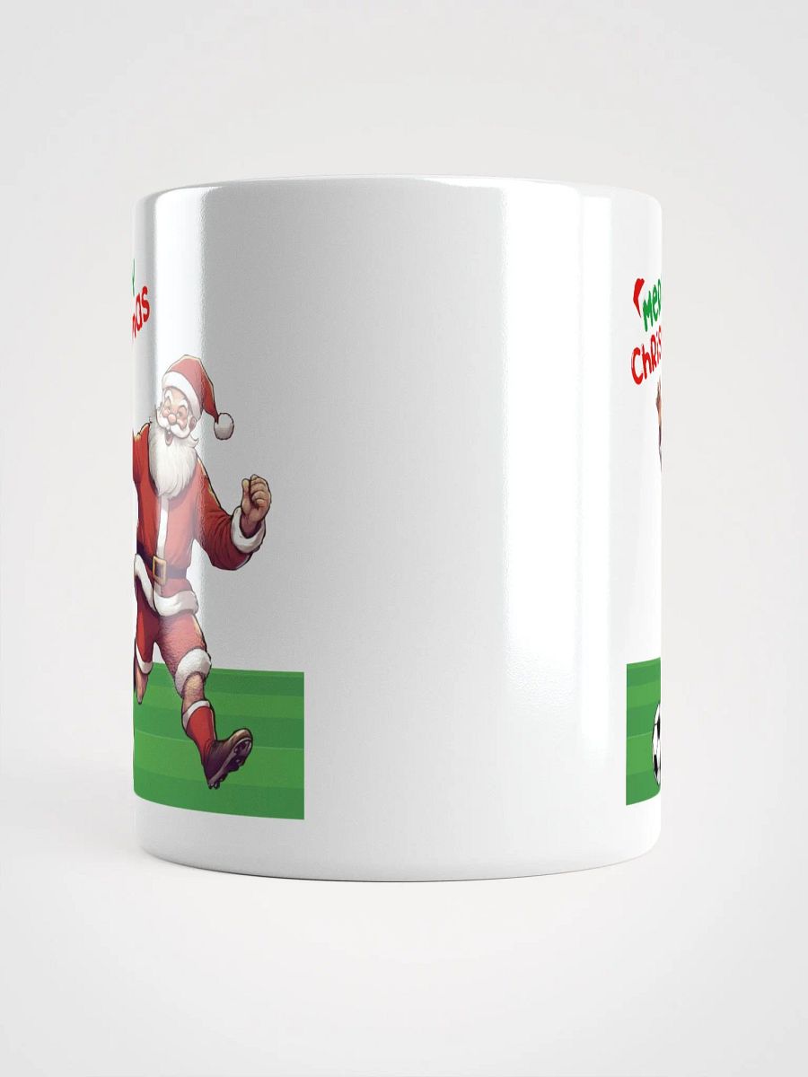 FootBalling (Soccer) Santa Christmas White Mug product image (15)