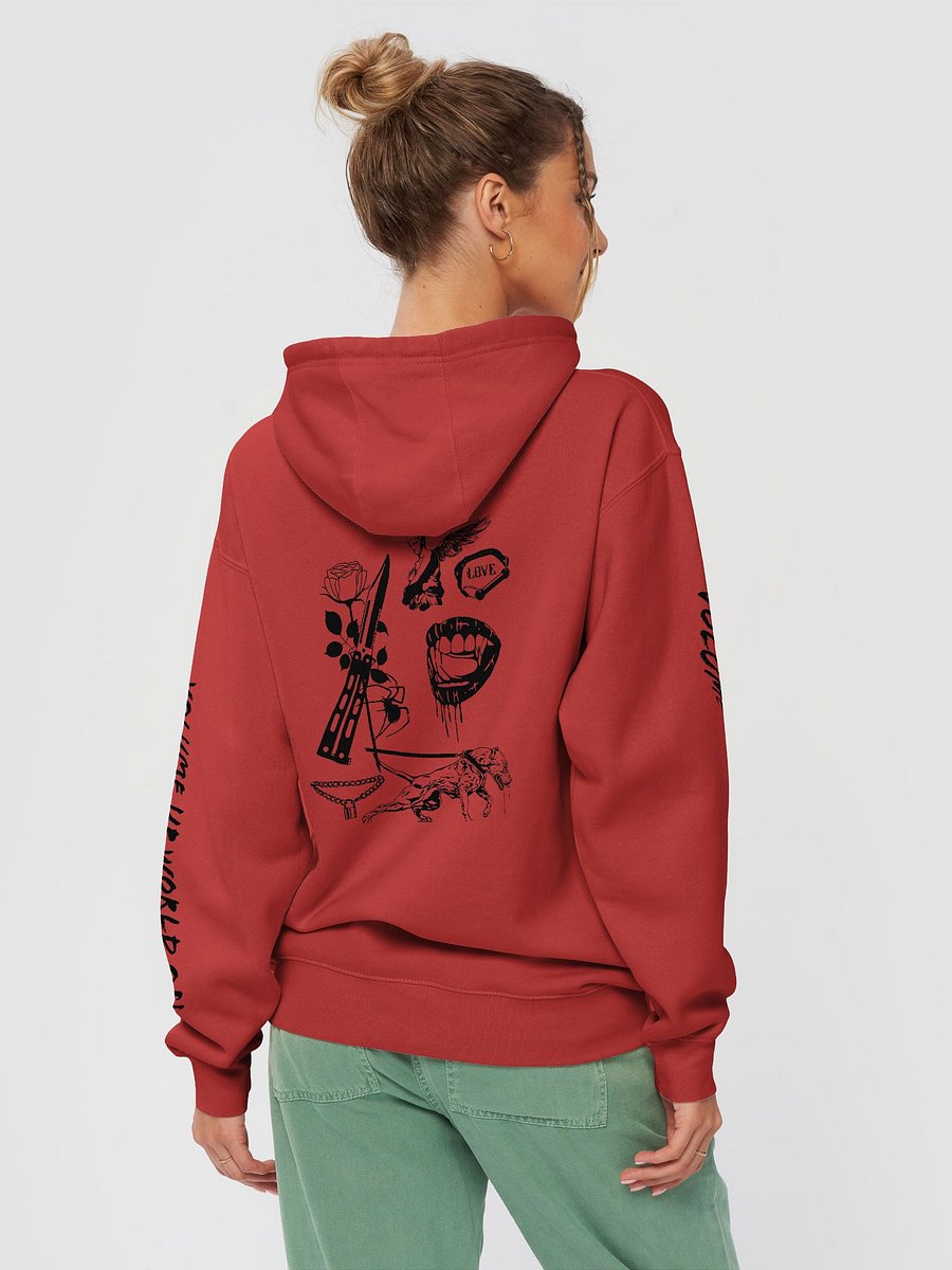 VOLUME UP WORLD OFF HOODIE - Unisex product image (4)