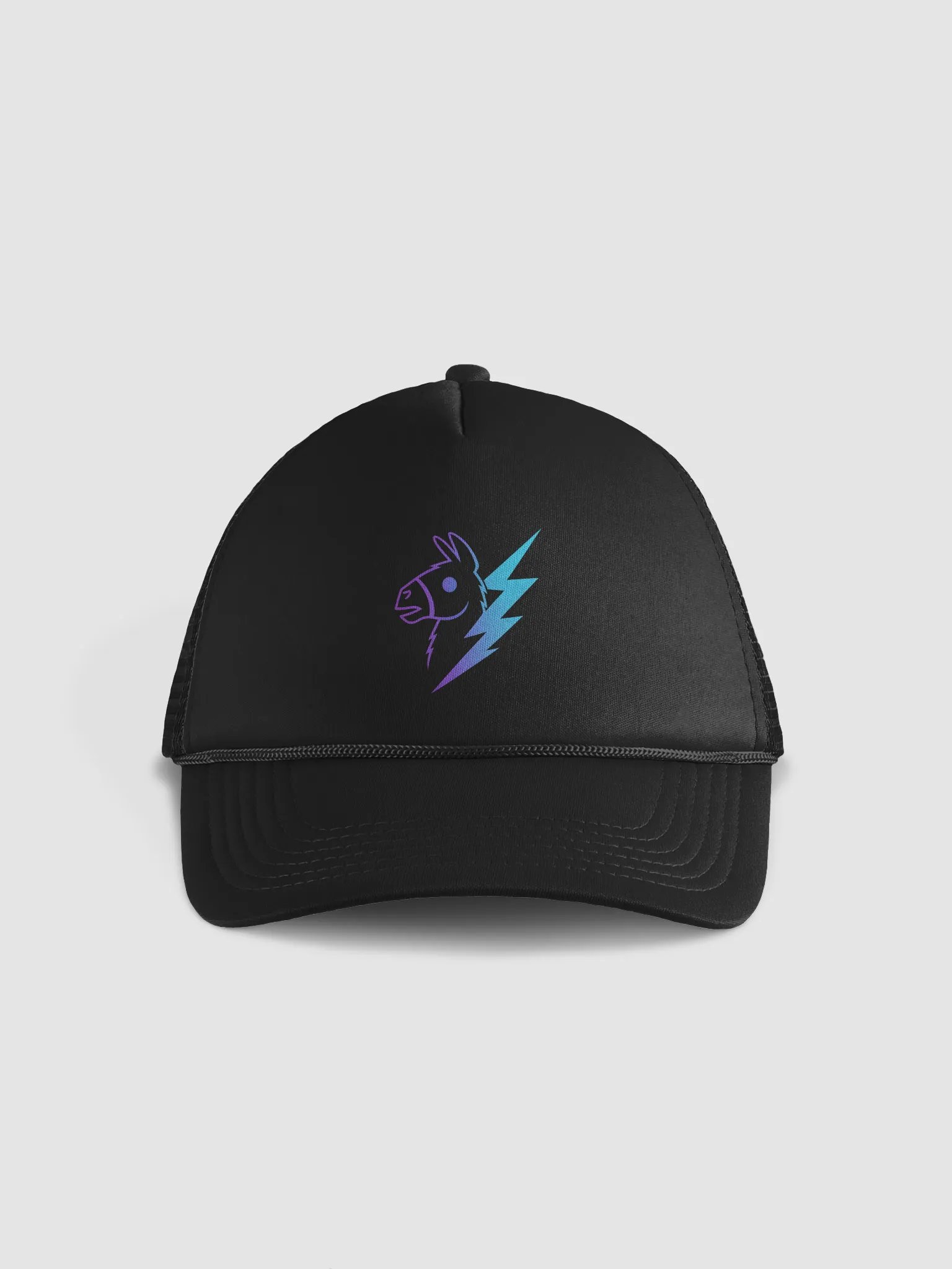 Llama Bolt Trucker Hat Snapback Loot Drop Edition product image (1)