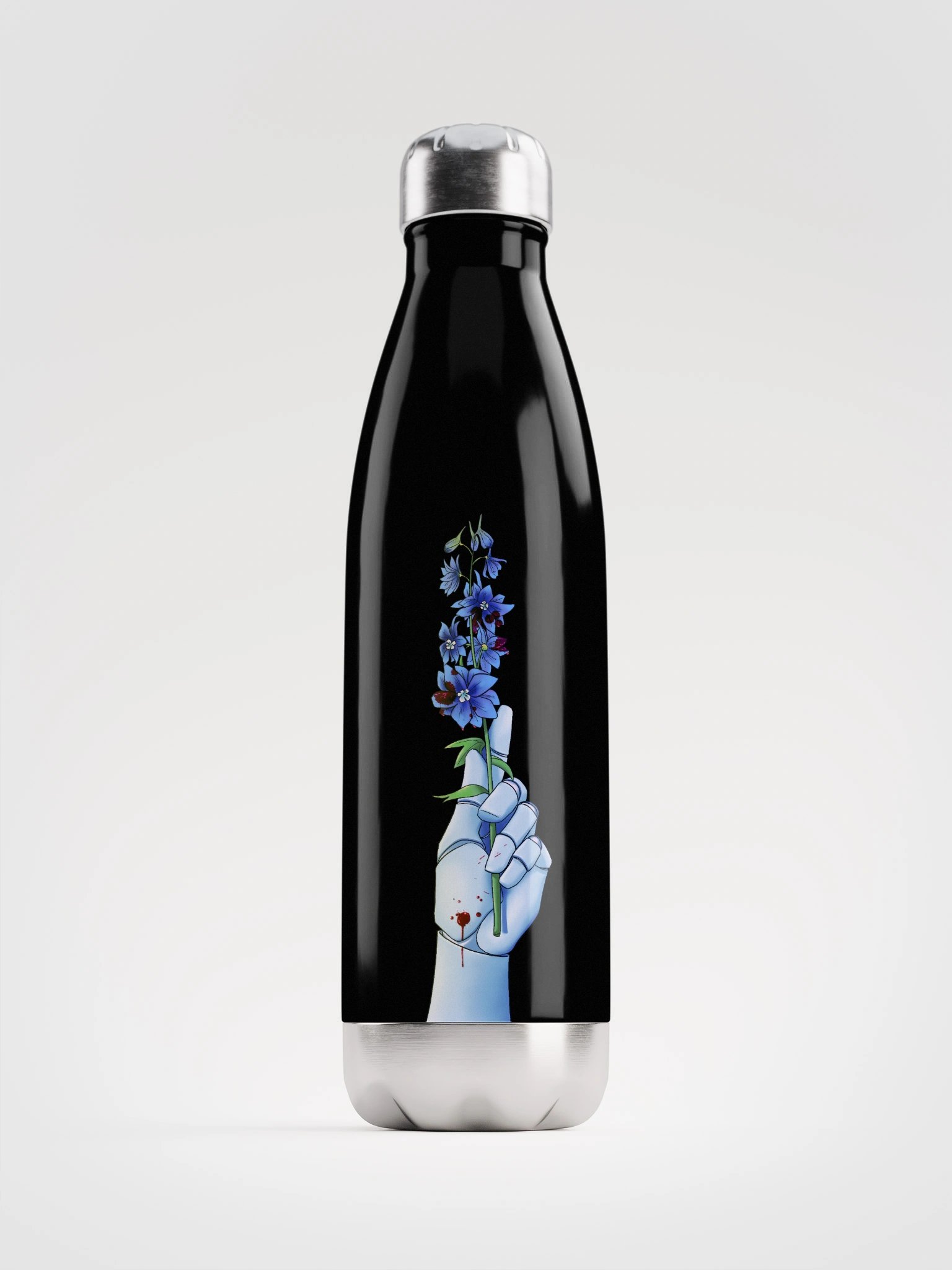 Sage's Hand Water Bottle - Echo of the Larkspur product image (1)
